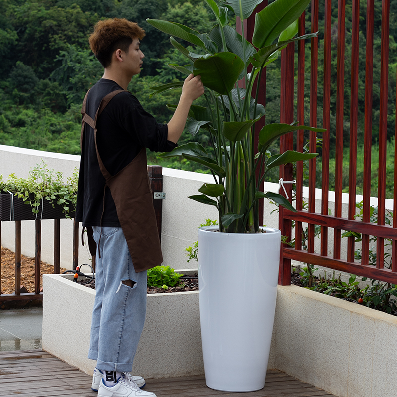 HG-3301/3302/3303 Modern Glossy Painted Flower Pot