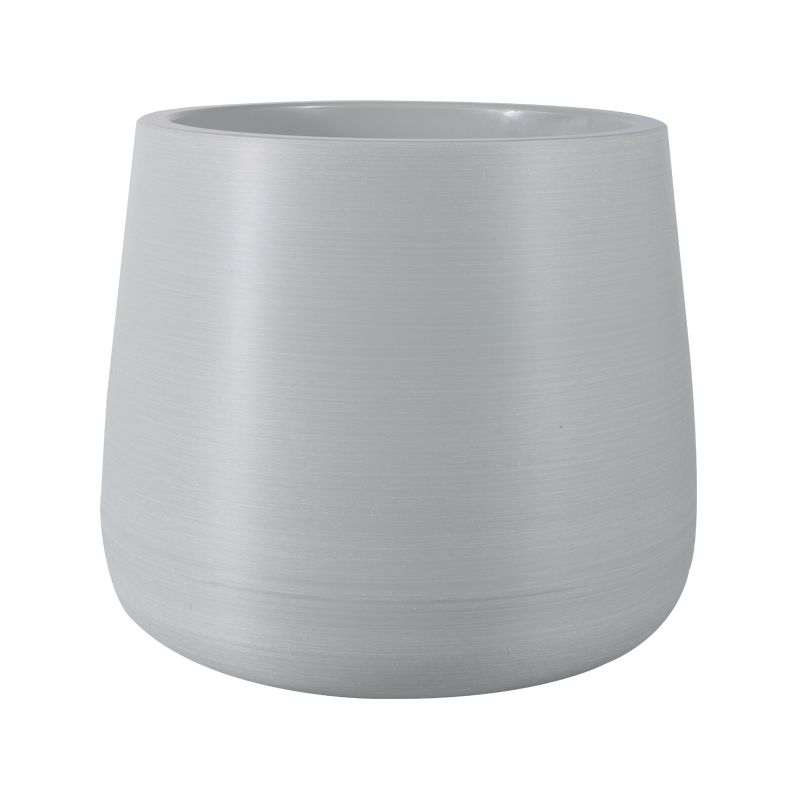 ZX-1/2/3/4 Metallic-look Textured Brushed Flower Pot
