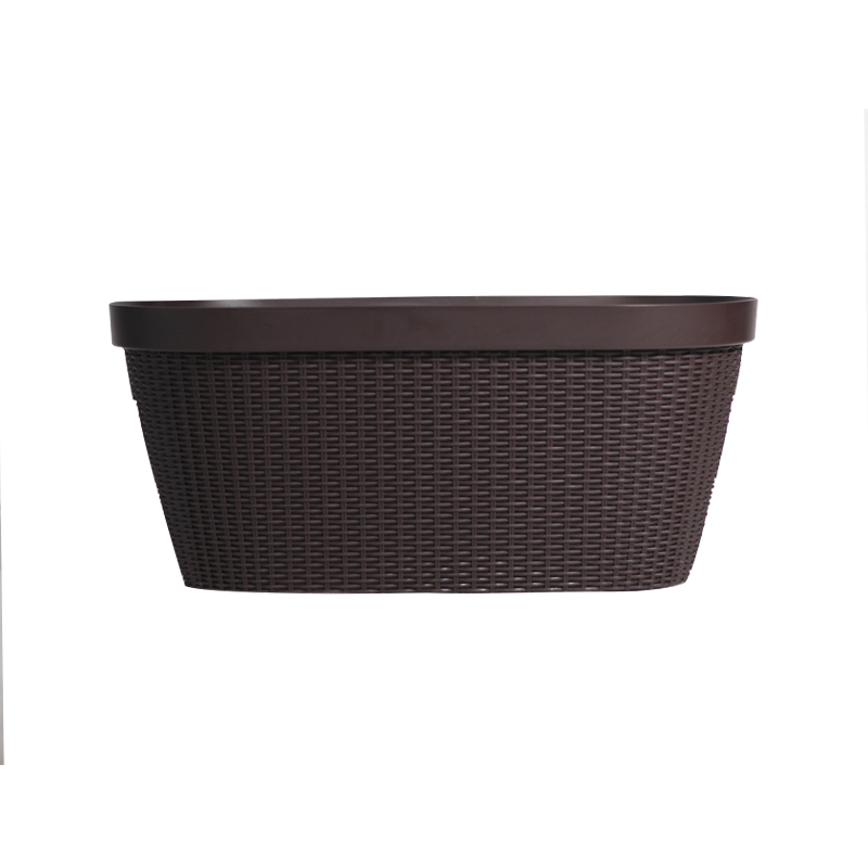 QM-3 Breathable Rustic Rattan Flower Pot
