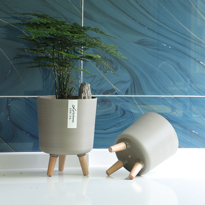 ZJ10A/11/12 Utilitarian Modern Brushed Flower Pot