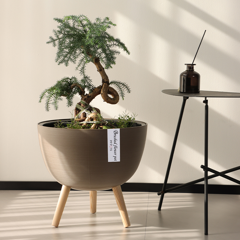 ZJ-08/09/10 Artistic Modern Brushed Flower Pot
