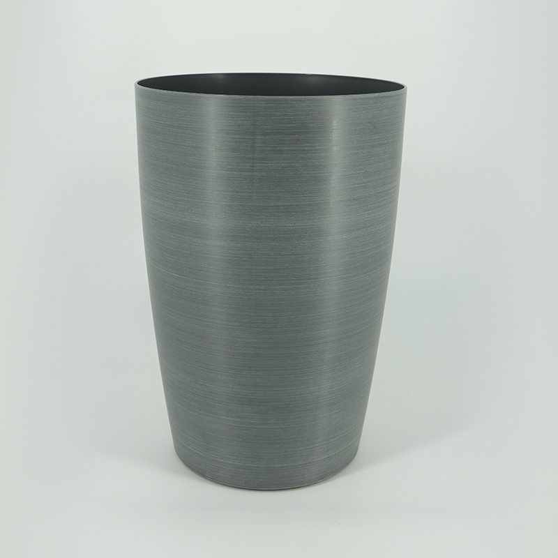 3301/3302/3302M/3303 Metallic-Look Smooth Brushed Flower Pot