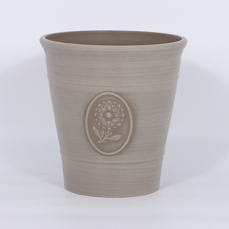 XY-1003/1005 Sleek Matte-finished Brushed Flower Pot