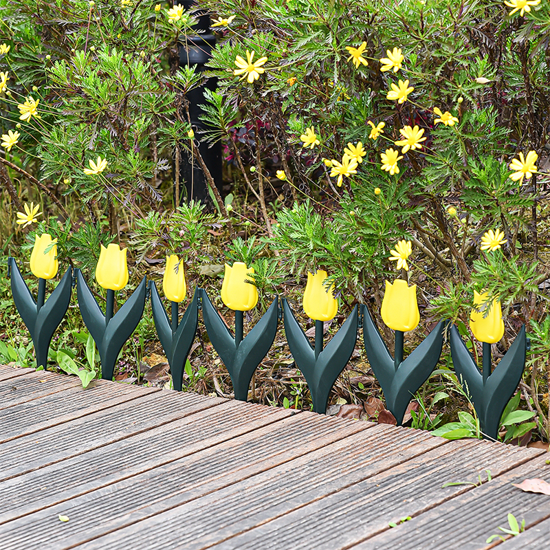 WL-014 Tulip Plastic Garden Fence
