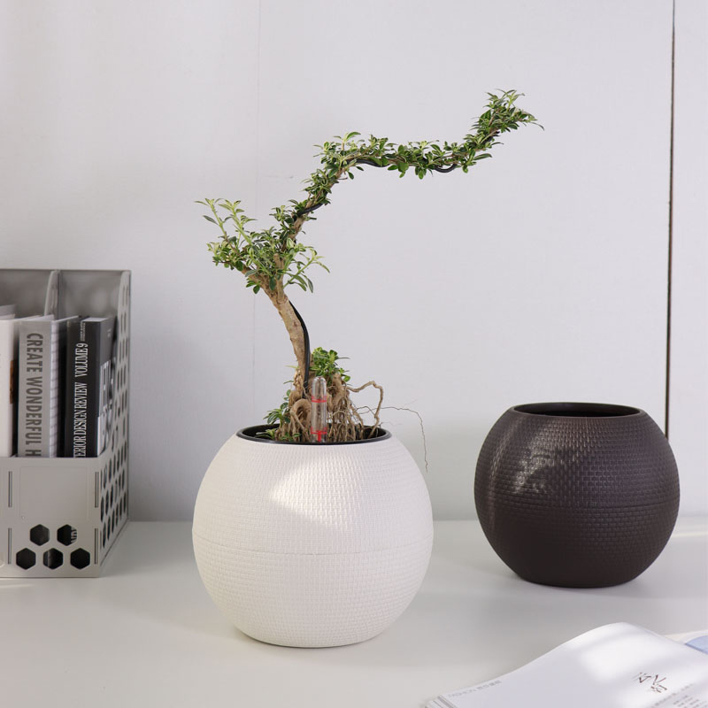 YQ-1 Elegant Delicate Rattan Flower Pot