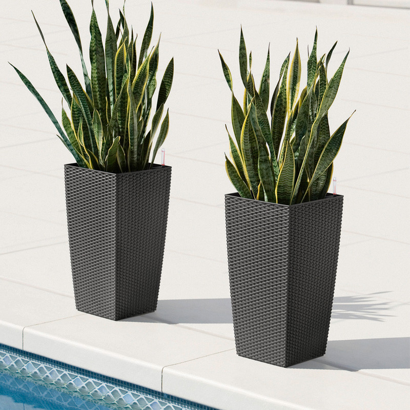 TB-03/04/05 Harmonious Slim Rattan Flower Pot