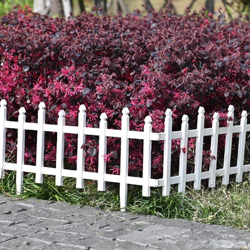 WL-002 Low-Maintenance Plastic Garden Fence