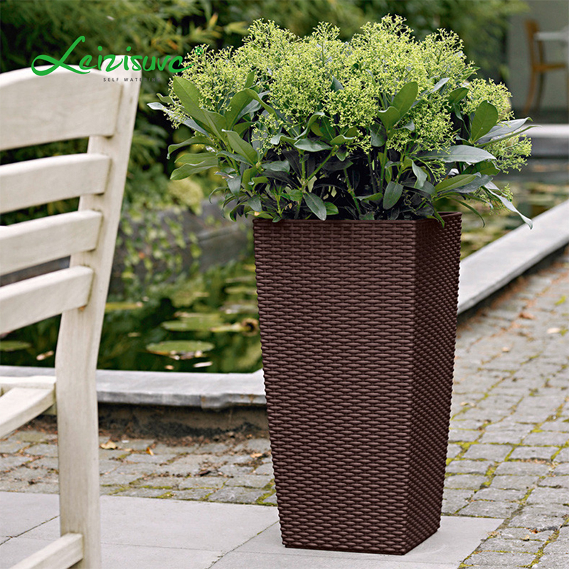 TB-03/04/05 Harmonious Slim Rattan Flower Pot