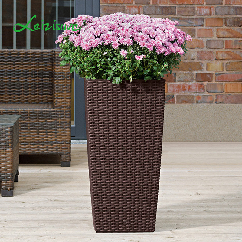 TB-03/04/05 Harmonious Slim Rattan Flower Pot