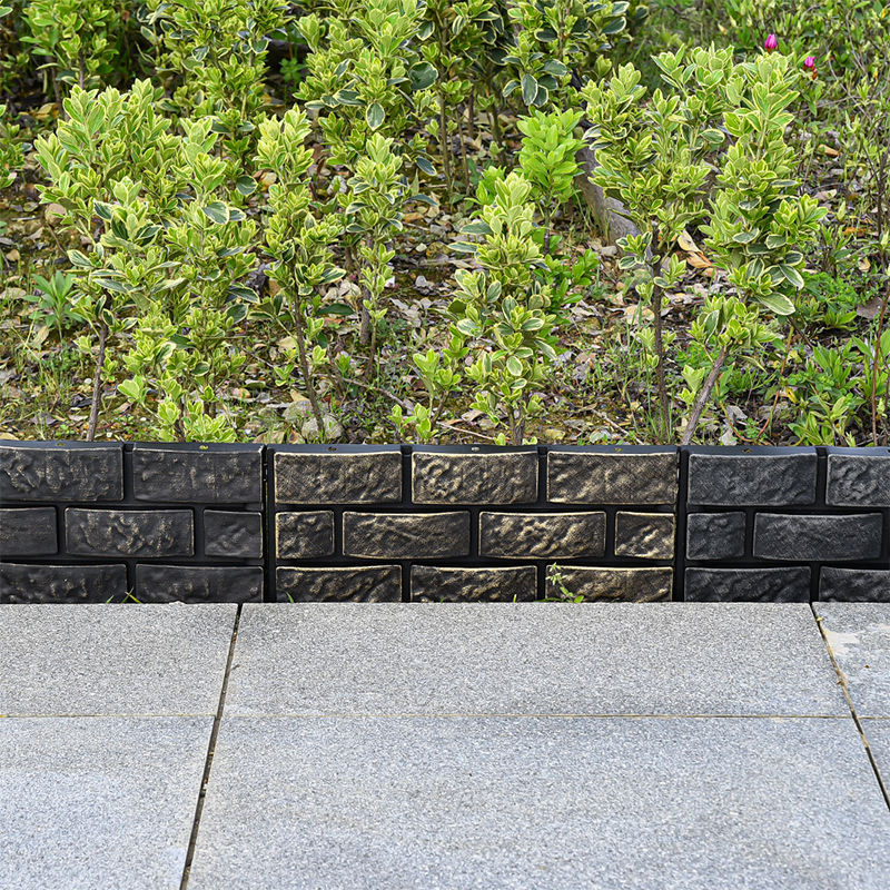 WL-008 Stone-like Plastic Garden Fence