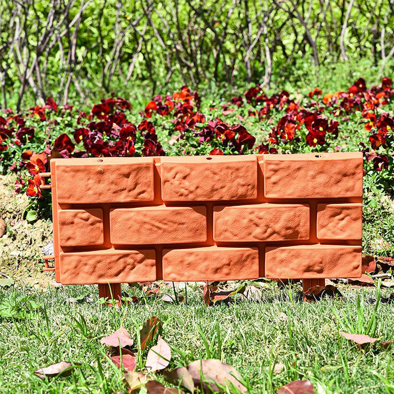 WL-008 Stone-like Plastic Garden Fence