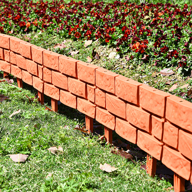 WL-008 Stone-like Plastic Garden Fence