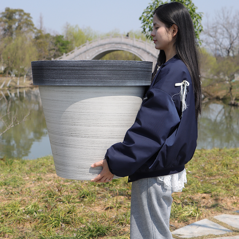 Large Outdoor Plastic Flower Pots