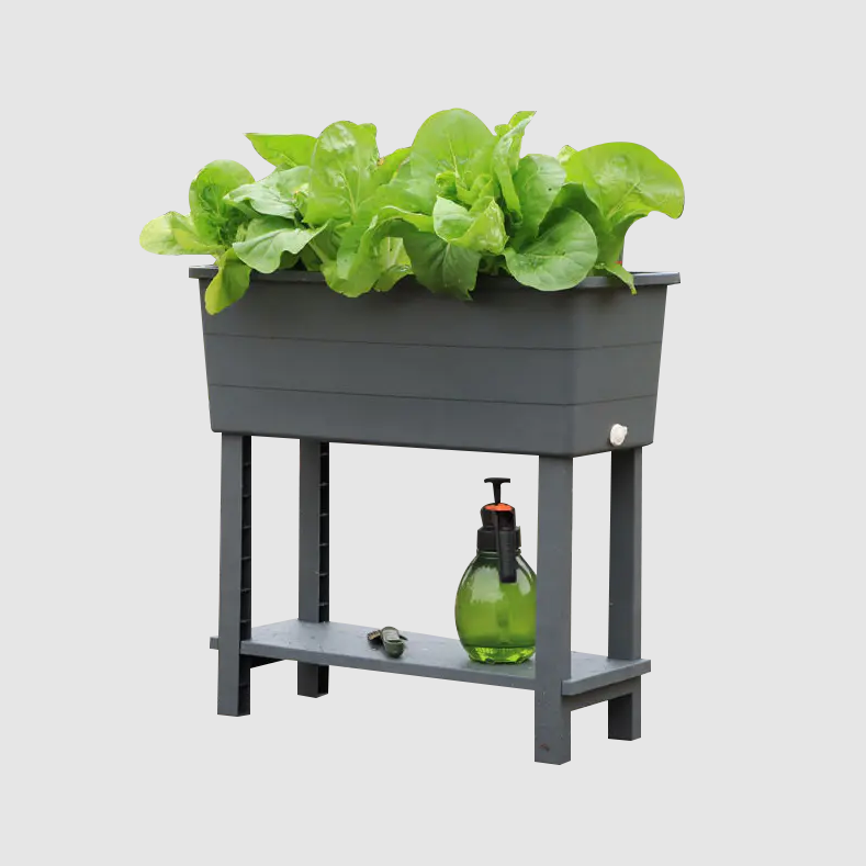 An Elevated, Breathable Planting Pot for Effortless Gardening